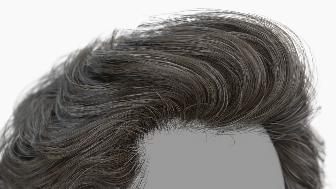 Realtime female Hair